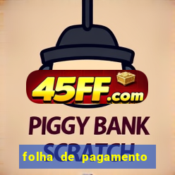 folha de pagamento para preencher word